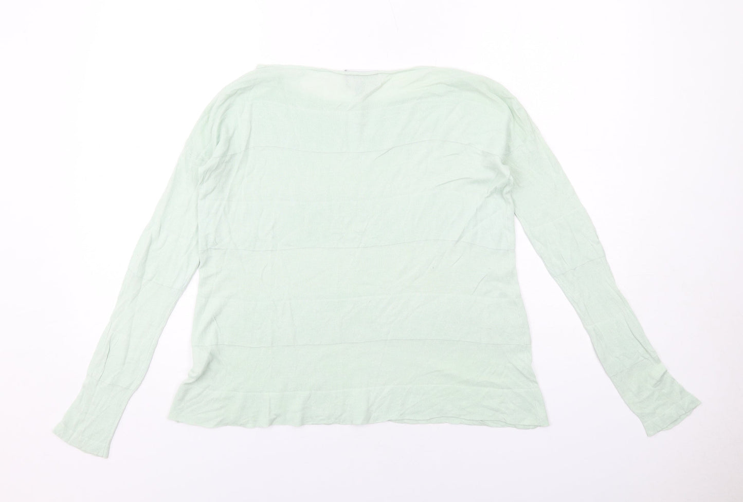 Womens UK Size S PURE Collection Green Pullover Jumper