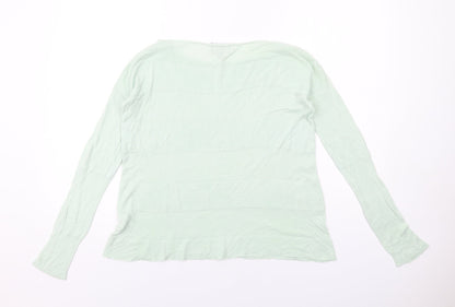 Womens UK Size S PURE Collection Green Pullover Jumper