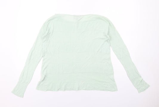 Womens UK Size S PURE Collection Green Pullover Jumper