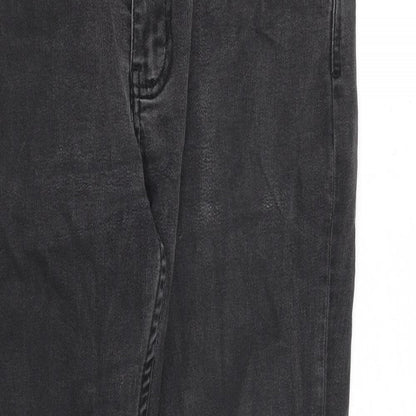 Cotton On Mens Grey Cotton Skinny Jeans Size 32 in L30 in Regular Zip