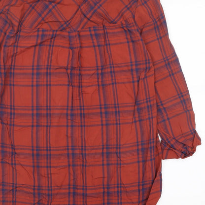 Womens UK Size 8 New Look Red Basic Blouse