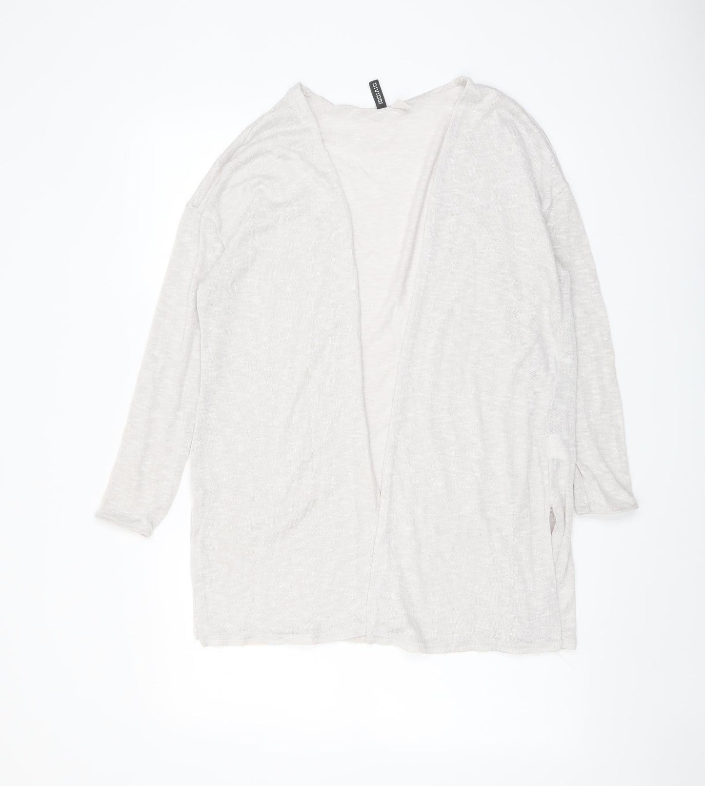 Womens UK Size M H&M Beige Cardigan Jumper