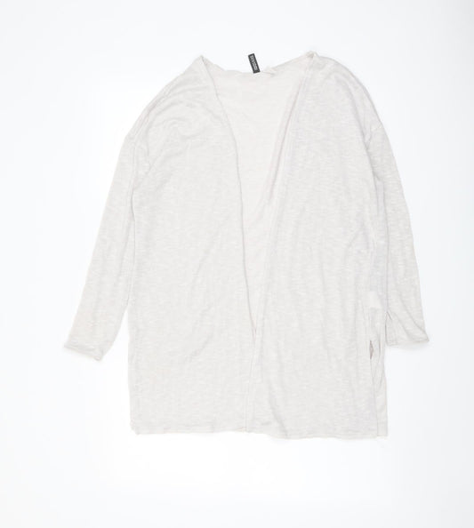 Womens UK Size M H&M Beige Cardigan Jumper