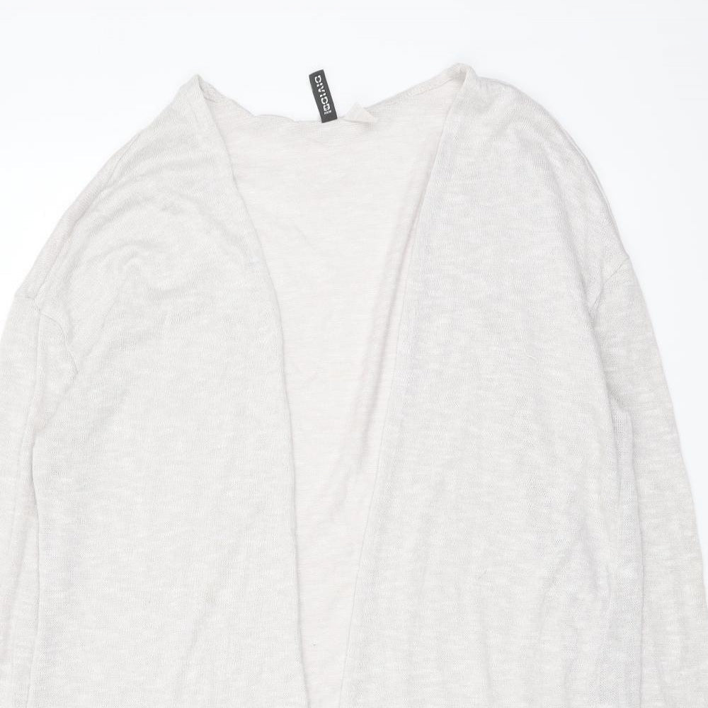 Womens UK Size M H&M Beige Cardigan Jumper