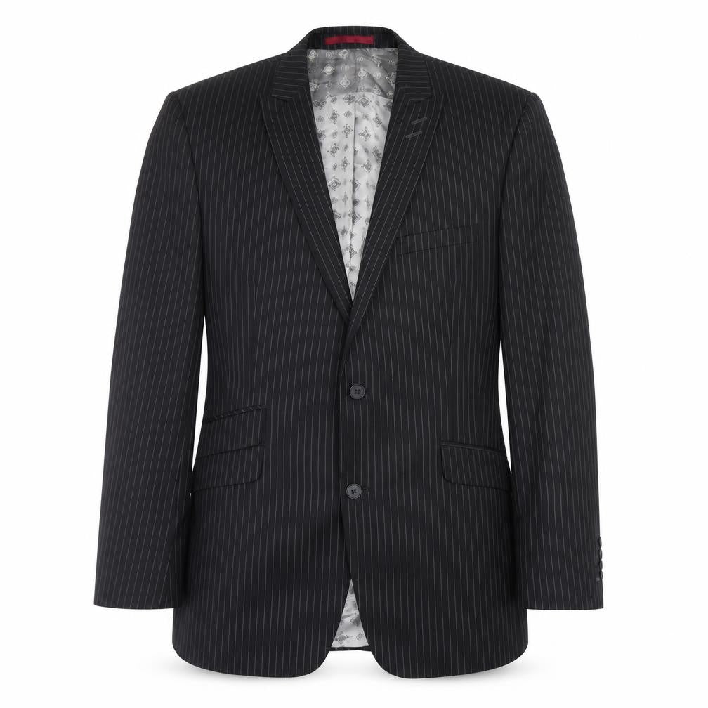 Mens UK Size 42 Limehaus Regular Black Suit Jacket