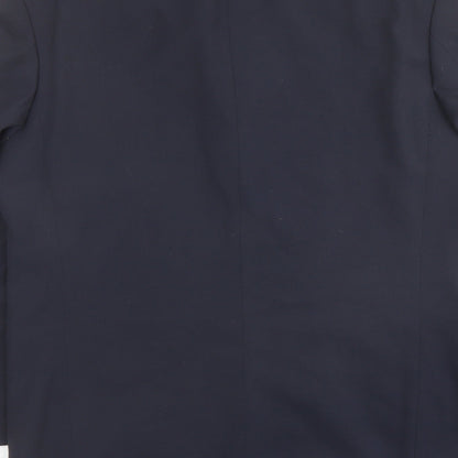 Suits You Mens Blue Polyester Jacket Suit Jacket Size 44 Regular
