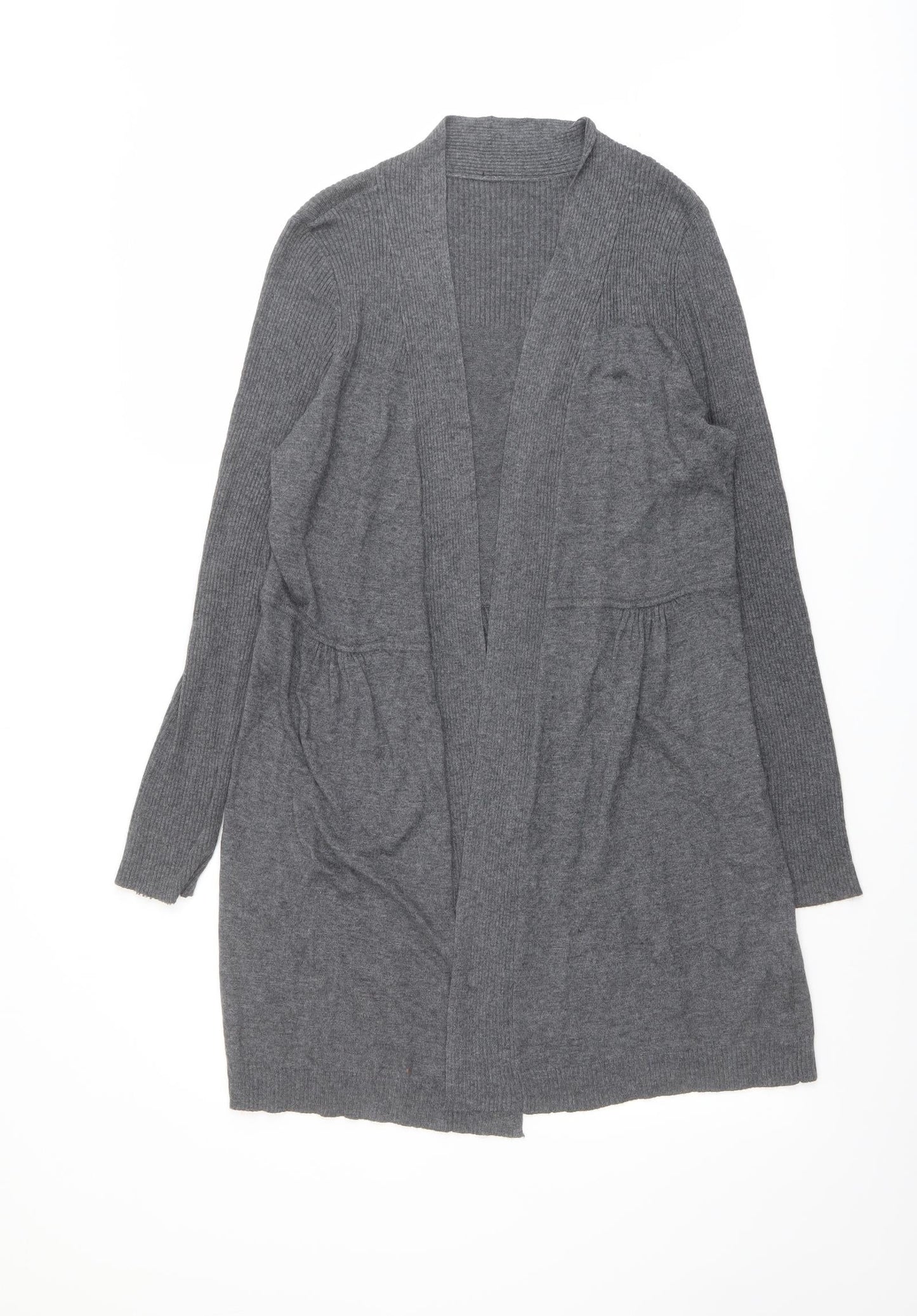 Womens UK Size 12 BHS Grey Cardigan Jumper