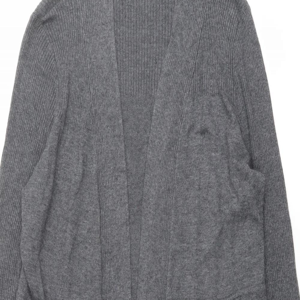 Womens UK Size 12 BHS Grey Cardigan Jumper