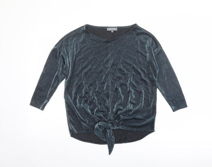 Womens UK Size 10 Principles Blue Basic Blouse