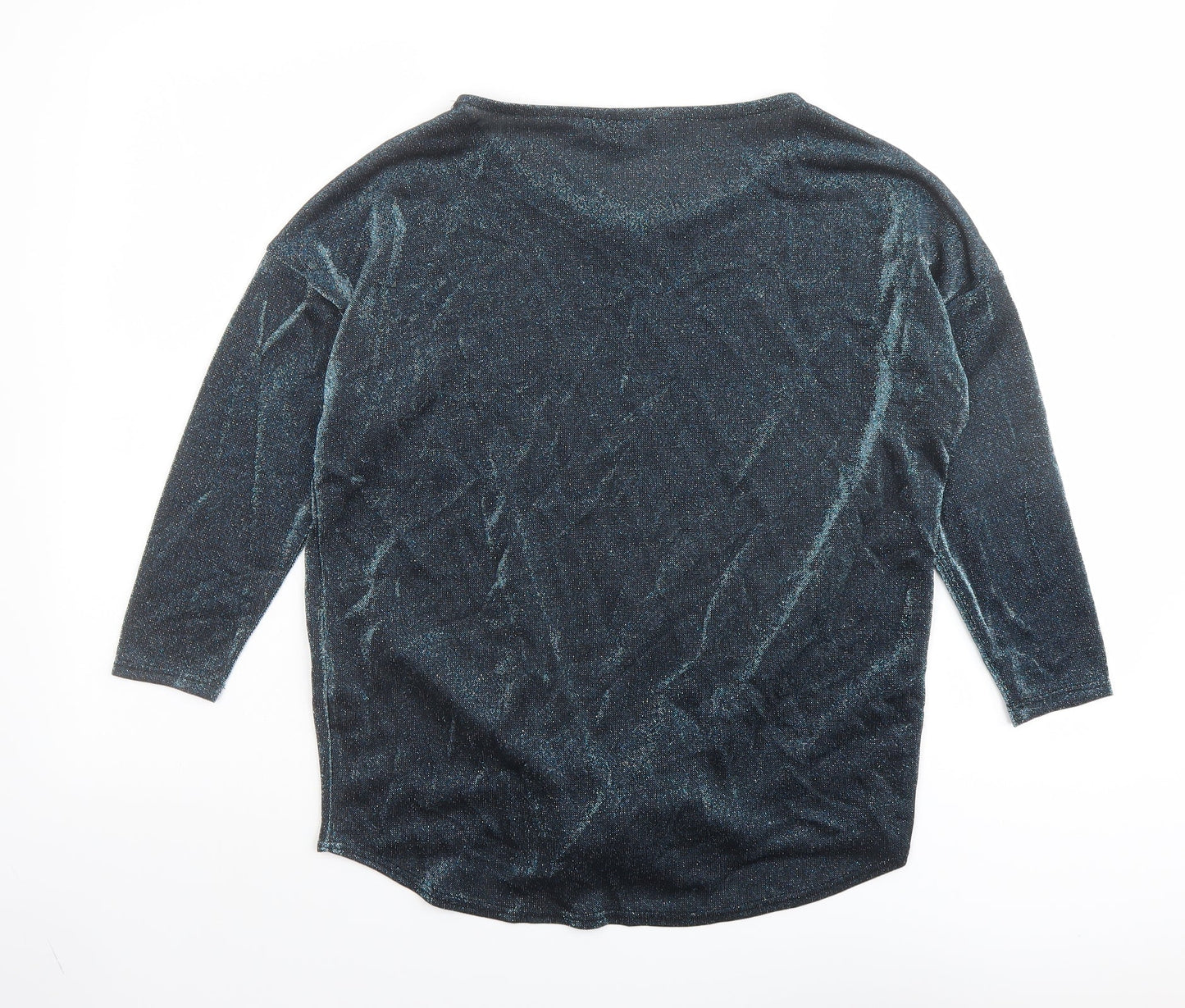 Womens UK Size 10 Principles Blue Basic Blouse