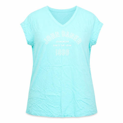 Womens UK Size L John Baner Green Basic T-Shirt