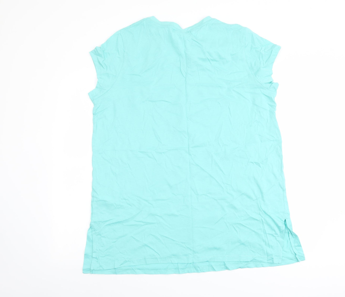 Womens UK Size L John Baner Green Basic T-Shirt