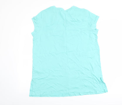 Womens UK Size L John Baner Green Basic T-Shirt