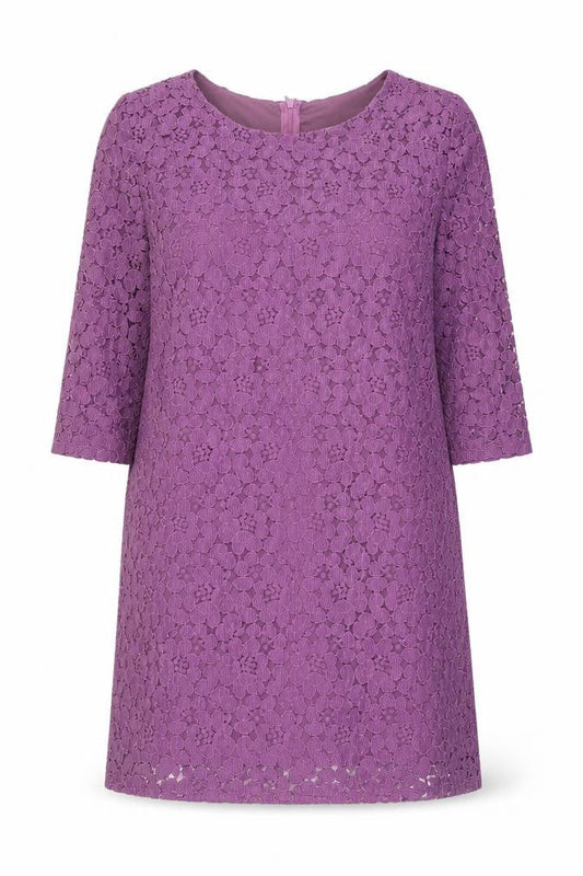 True Decadence Womens Purple Polyester A-Line Size 12 Round Neck Zip