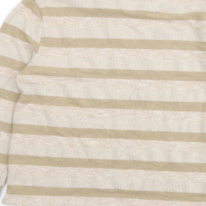 Womens UK Size 14 Marks and Spencer Beige Pullover Jumper