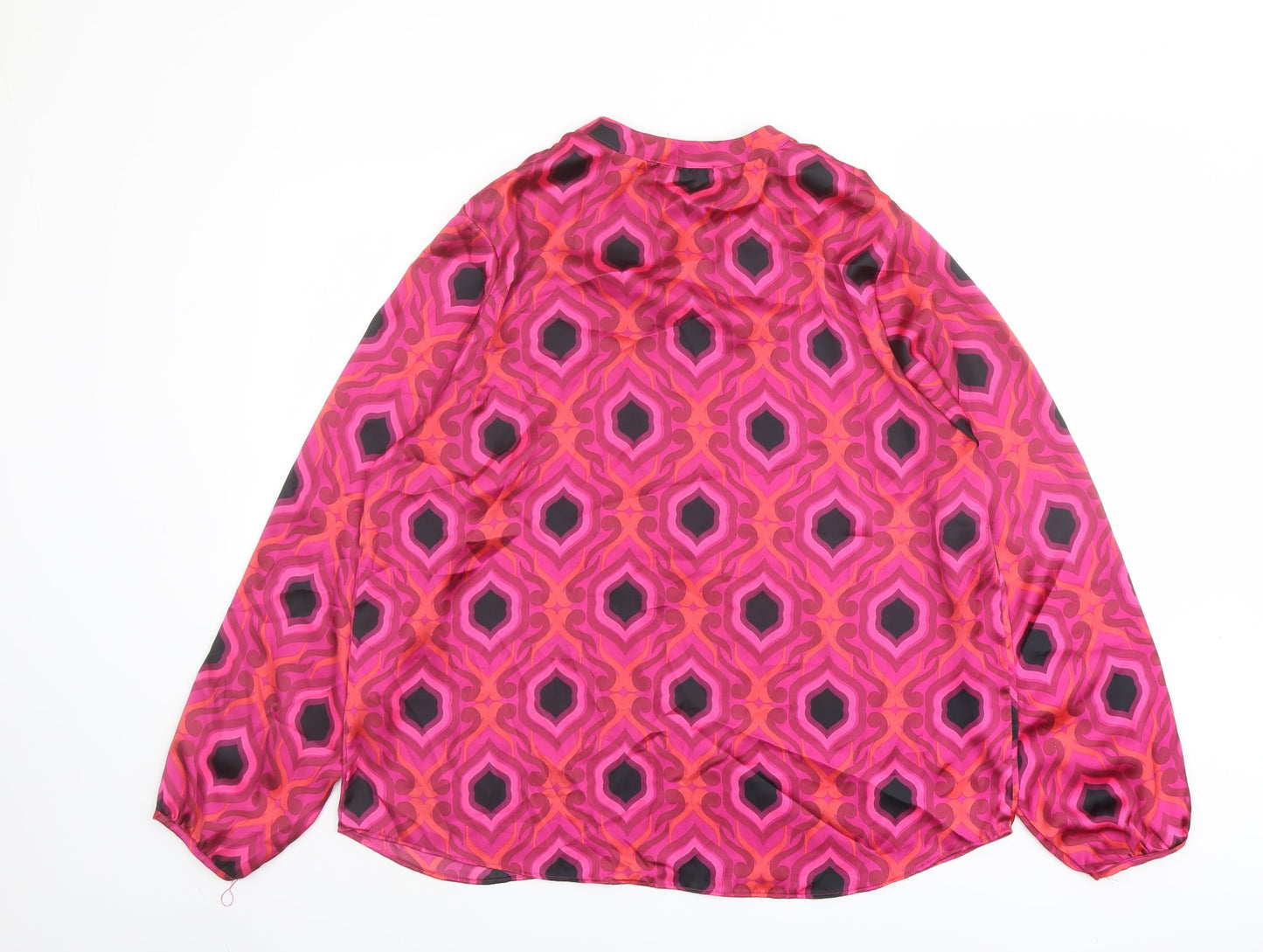 Womens UK Size 6 Gallery Pink Basic Blouse