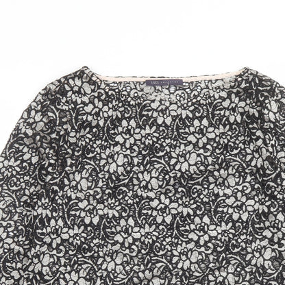 Womens UK Size 12 Marks and Spencer Black Basic Blouse