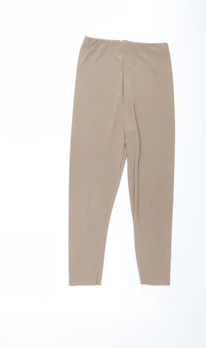 Womens UK Size 6 PRETTYLITTLETHING  Carrot Beige Leggings