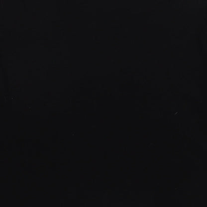 Joella Di Marco Womens Black V-Neck Acrylic Cardigan Jumper Size L