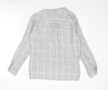 Womens UK Size 8 River Island Grey Basic Blouse