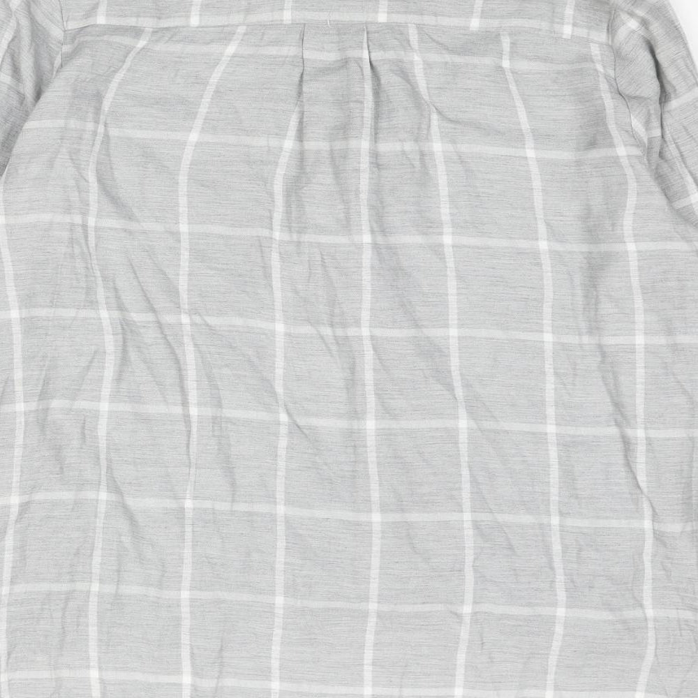 Womens UK Size 8 River Island Grey Basic Blouse