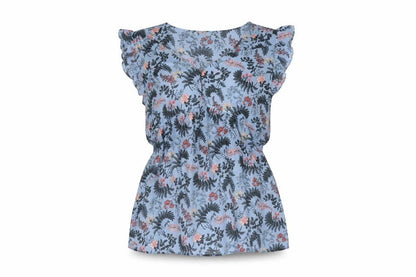 Womens UK Size S H&M Blue Basic Blouse