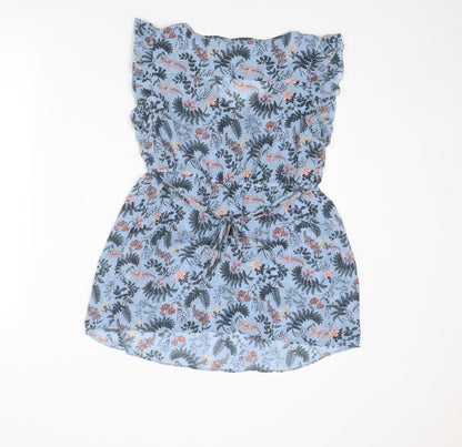 Womens UK Size S H&M Blue Basic Blouse
