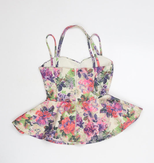 Womens UK Size 4 ASOS Multicoloured Camisole Tank