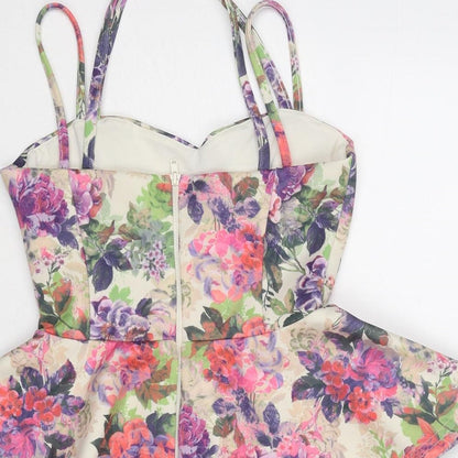 Womens UK Size 4 ASOS Multicoloured Camisole Tank