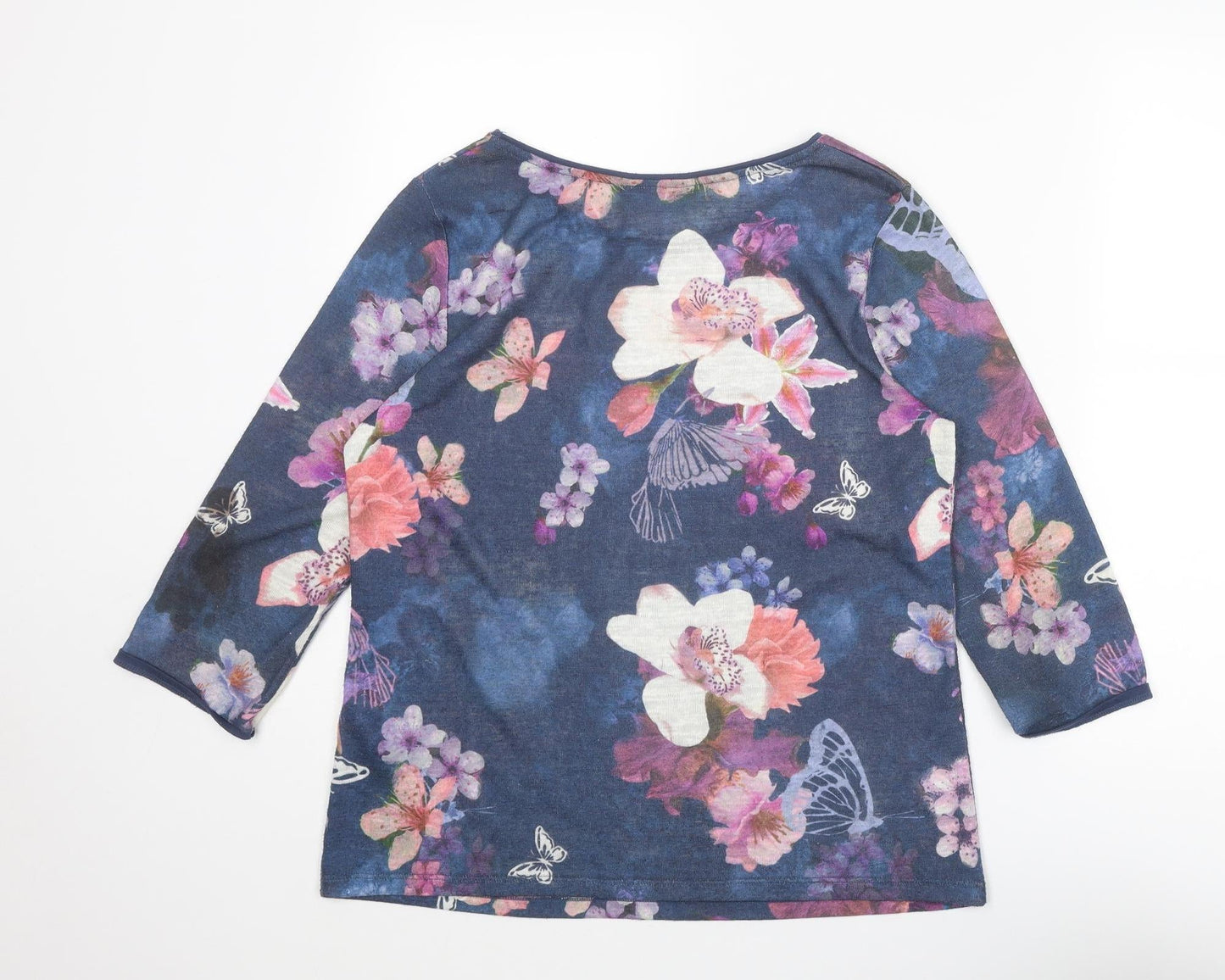 Womens UK Size 14 Dorothy Perkins Blue Basic Blouse