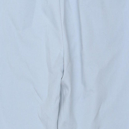 Womens UK Size 10 Stradivarius Regular Fit Dress Pants Blue Trousers