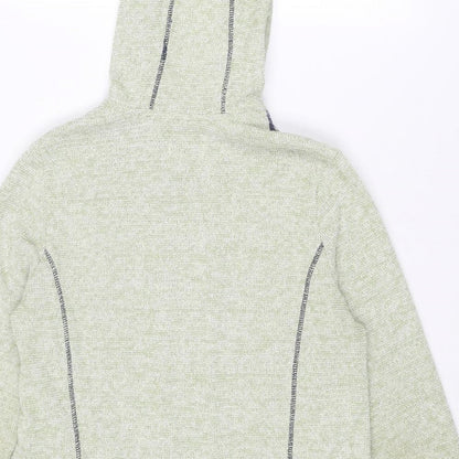 Womens UK Size 16 Collection L Green Full Zip Jumper