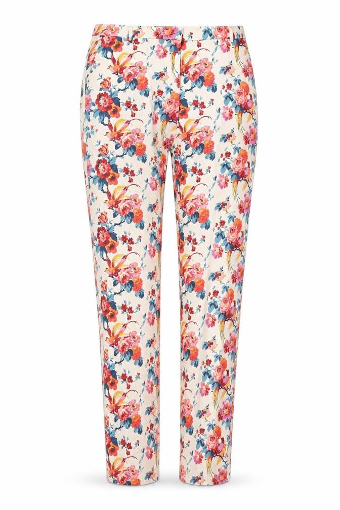 Womens UK Size 10 Oasis Regular Fit Chino Multicoloured Trousers