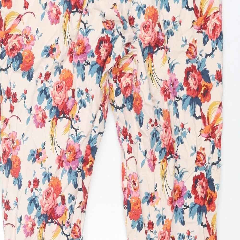 Womens UK Size 10 Oasis Regular Fit Chino Multicoloured Trousers
