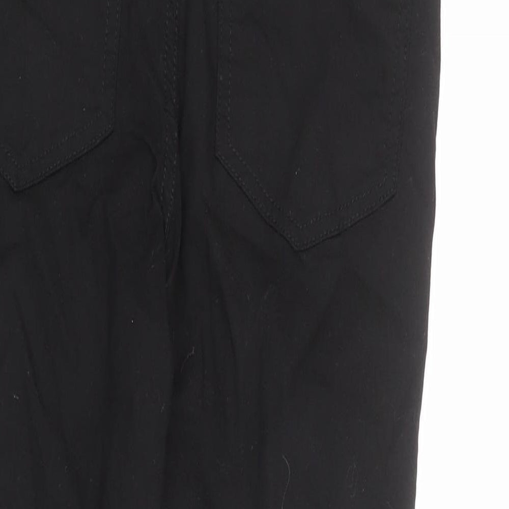 New Look Womens Black Cotton Skinny Jeans Size 8 L25 in Regular Zip