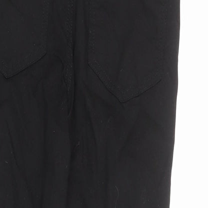New Look Womens Black Cotton Skinny Jeans Size 8 L25 in Regular Zip