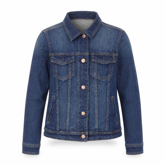 Womens UK Size S Mango Blue Jacket
