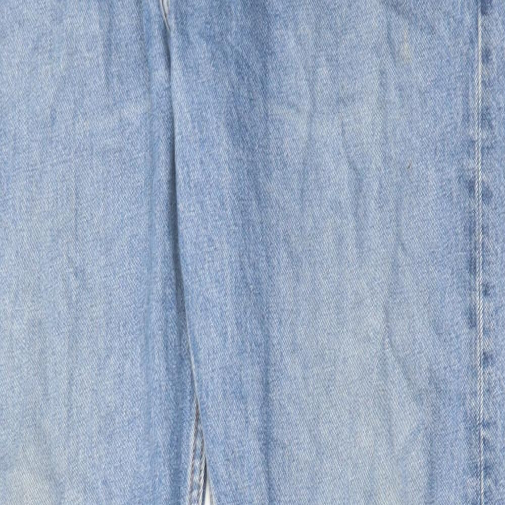 Artik Mens Blue Cotton Straight Jeans Size 34 in L34 in Regular Button
