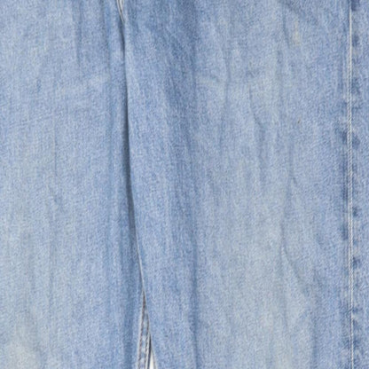 Artik Mens Blue Cotton Straight Jeans Size 34 in L34 in Regular Button