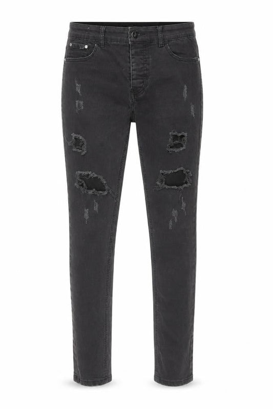 Terance Kole Womens Black Cotton Skinny Jeans Size 32 in L31 in Regular Zip
