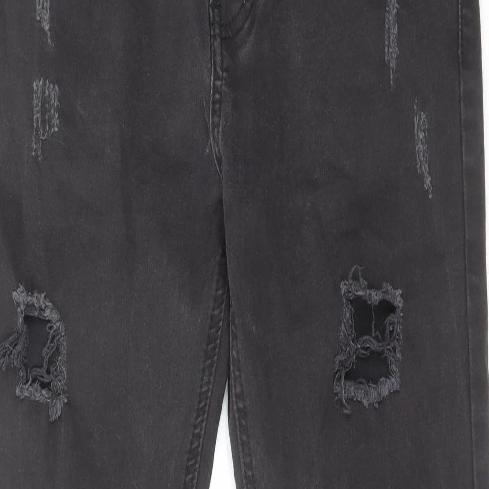 Terance Kole Womens Black Cotton Skinny Jeans Size 32 in L31 in Regular Zip