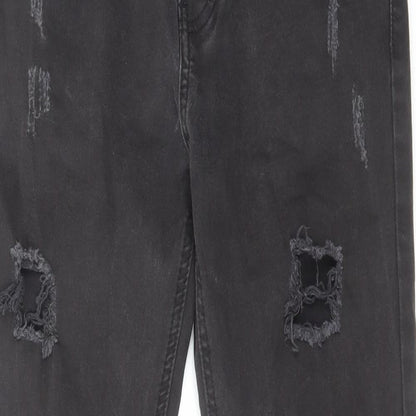 Terance Kole Womens Black Cotton Skinny Jeans Size 32 in L31 in Regular Zip
