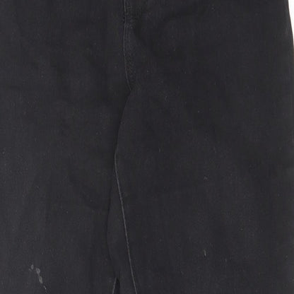 Denim & Co. Womens Black Cotton Skinny Jeans Size 14 L28 in Regular Zip