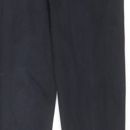 Topshop Womens Black Cotton Skinny Jeans Size 26 in L32 in Regular Zip