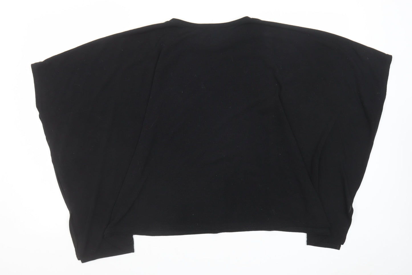 Womens UK Size S River Island Black Shrug Jumper
