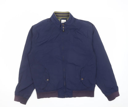 Mens UK Size M Gap Blue Bomber Jacket