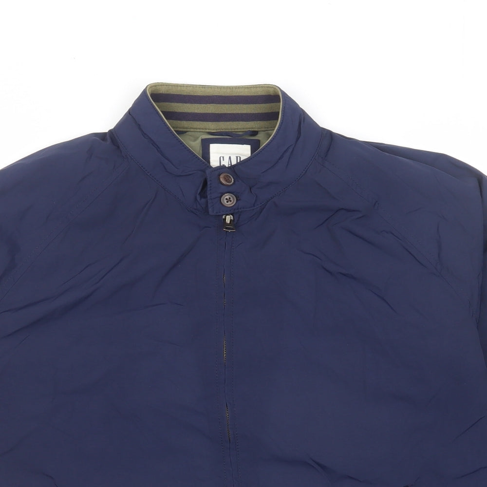 Mens UK Size M Gap Blue Bomber Jacket