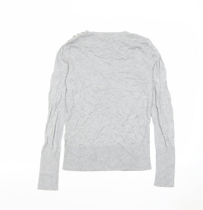 Womens UK Size M H&M Grey Pullover Jumper