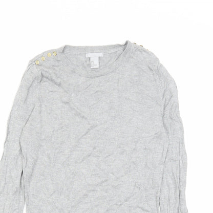 Womens UK Size M H&M Grey Pullover Jumper