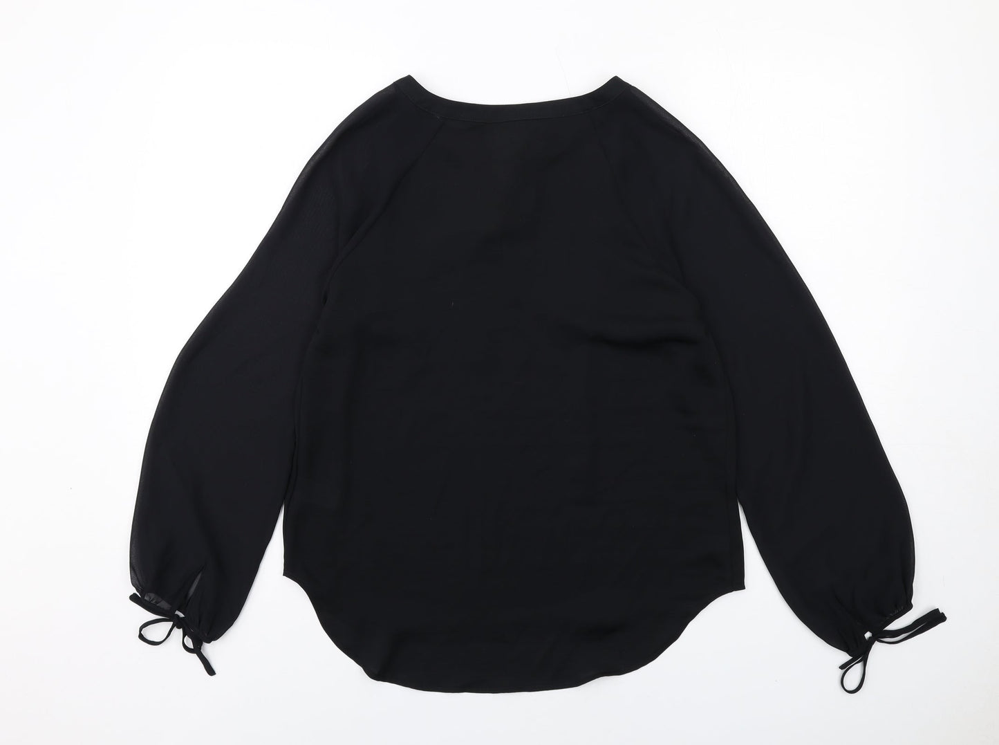 Womens UK Size 10 Marks and Spencer Black Basic Blouse